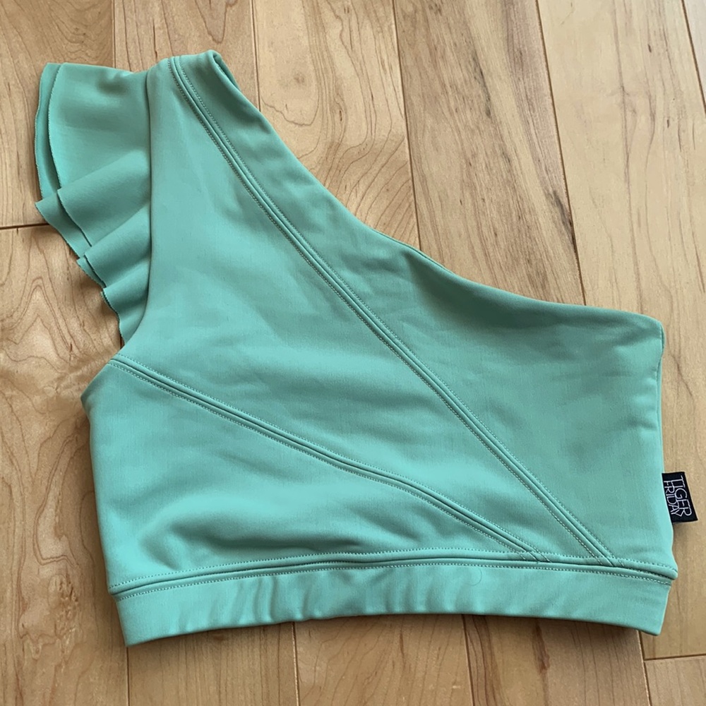 Tiger Friday Southern Belle Top in Seafoam- AXS